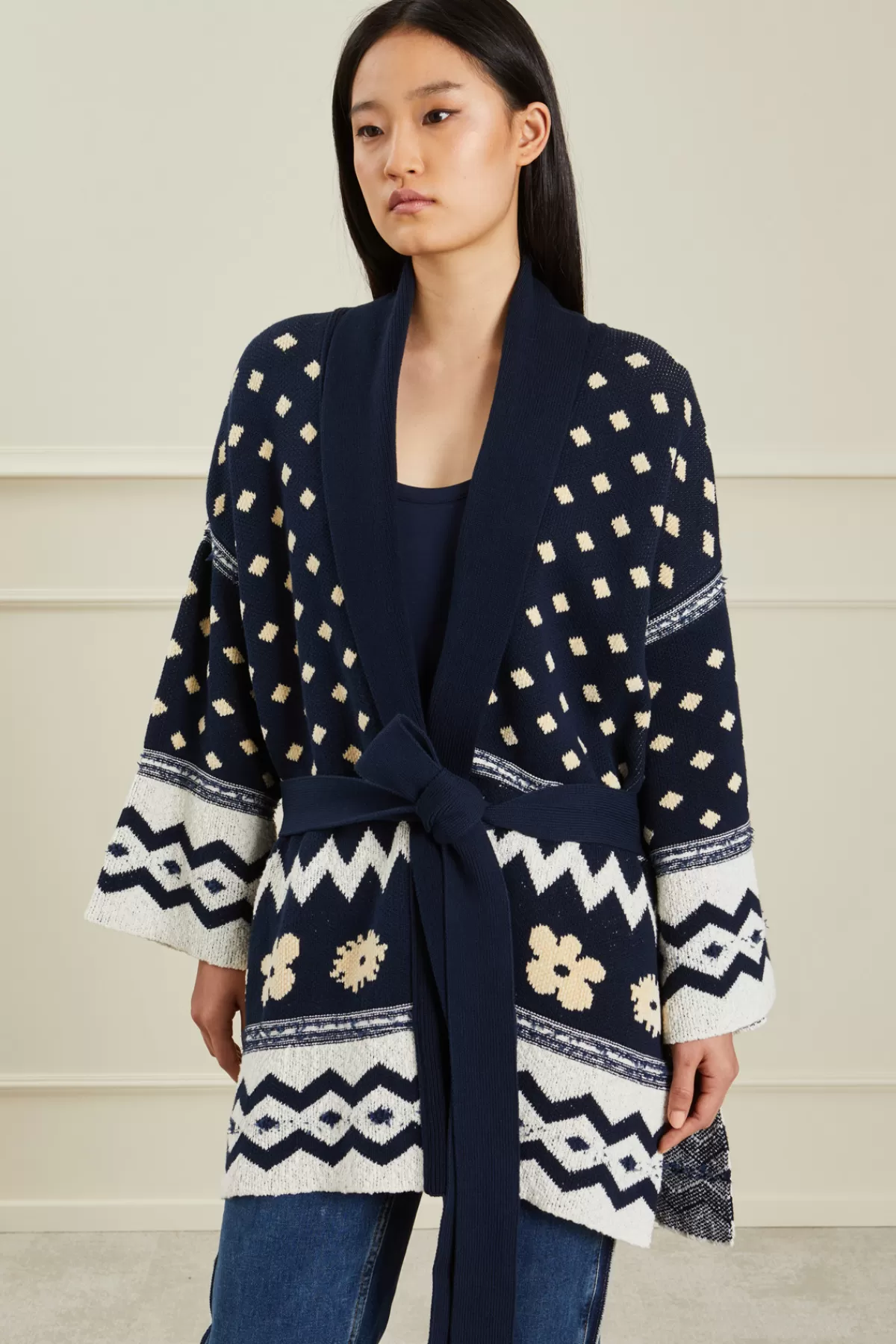 Fashion Market Cardigan jacquard