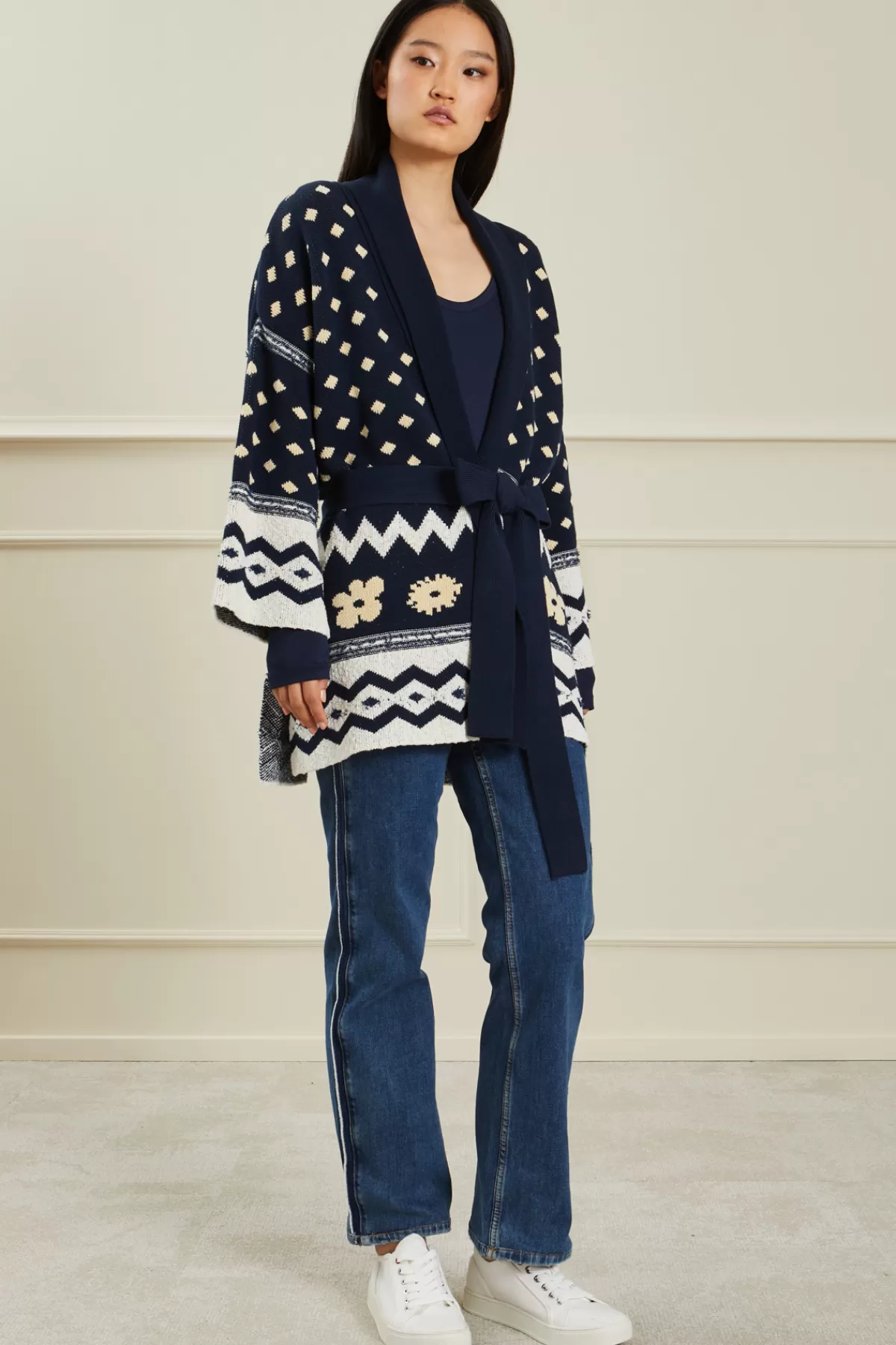 Fashion Market Cardigan jacquard