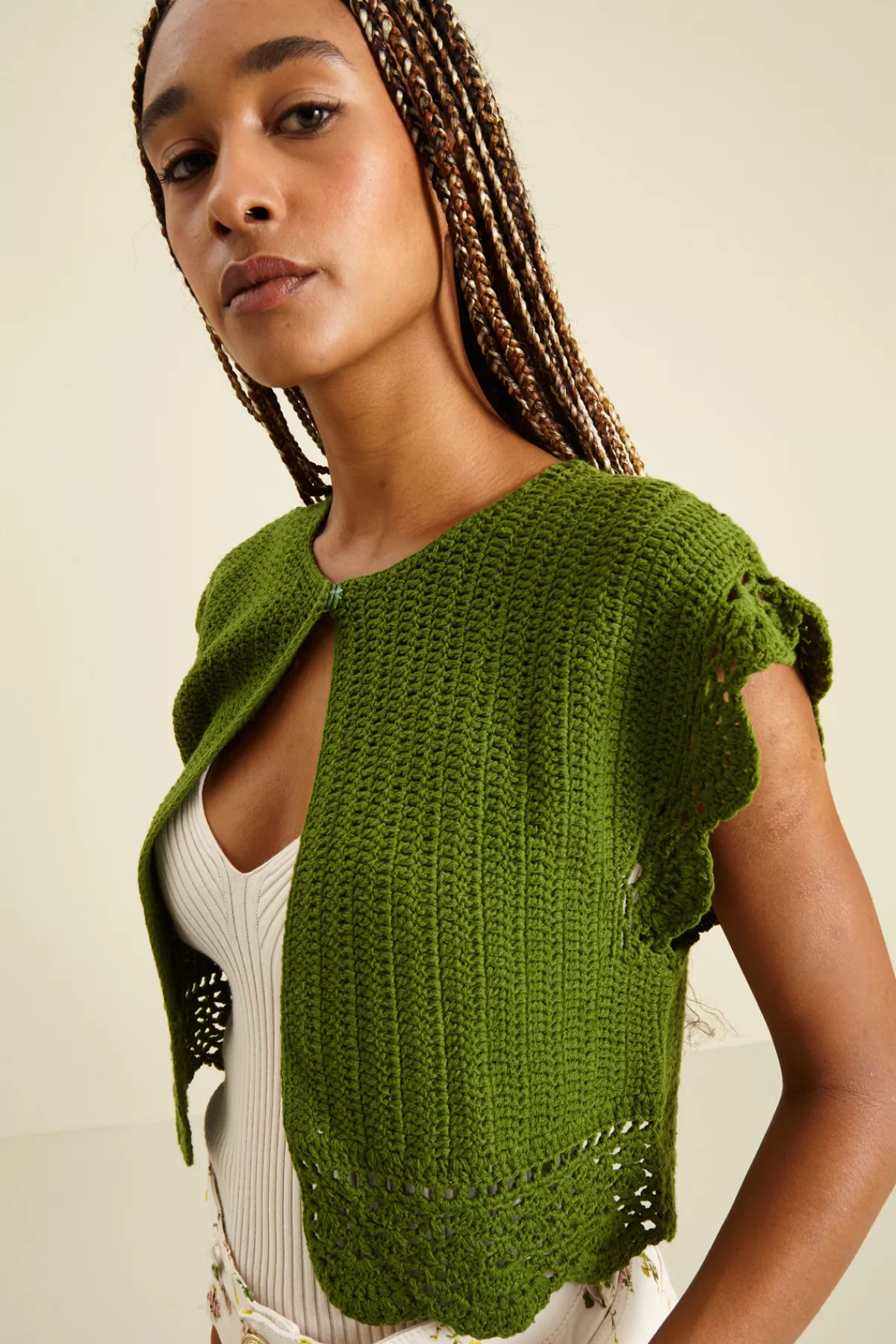 Fashion Market Cardigan macramé