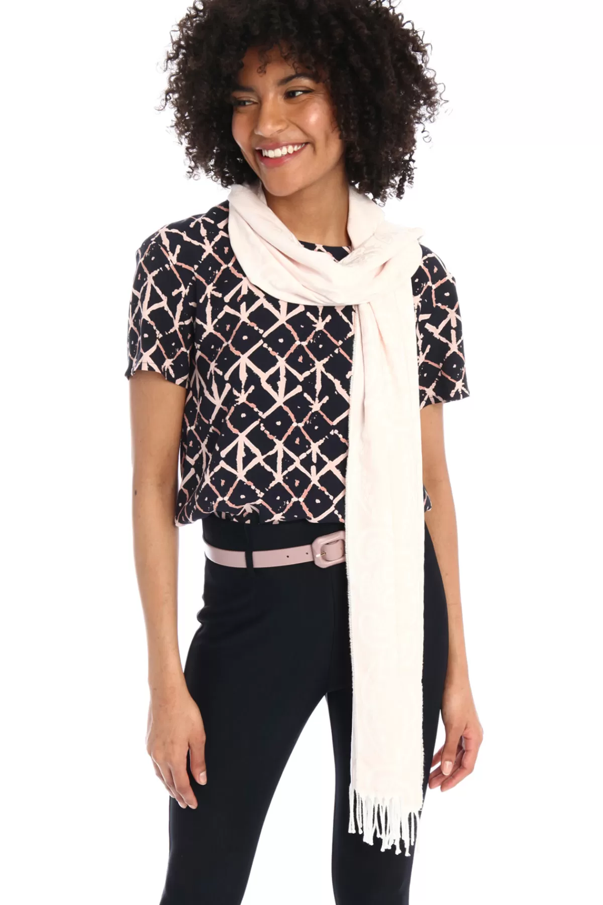 Fashion Market Sciarpa in viscosa jacquard