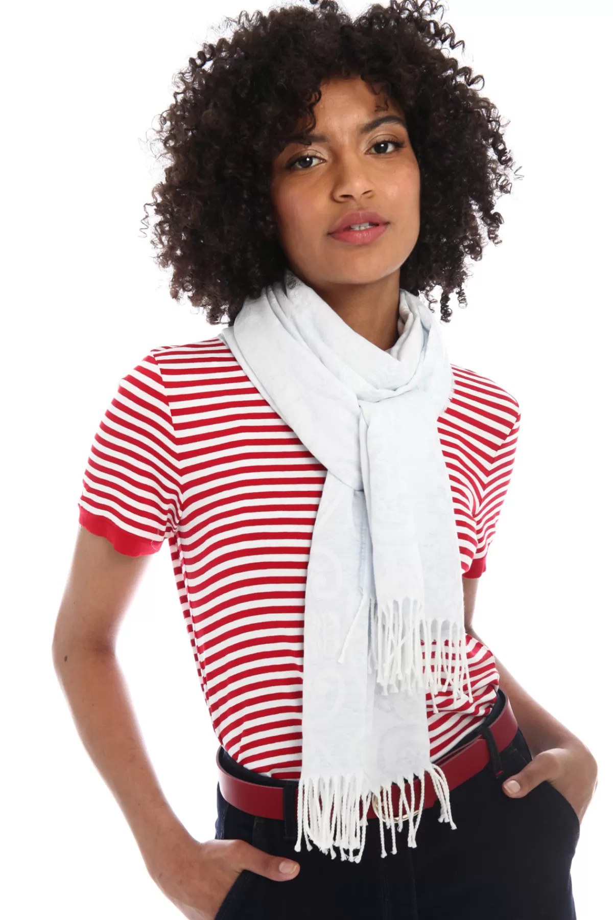 Fashion Market Sciarpa in viscosa jacquard