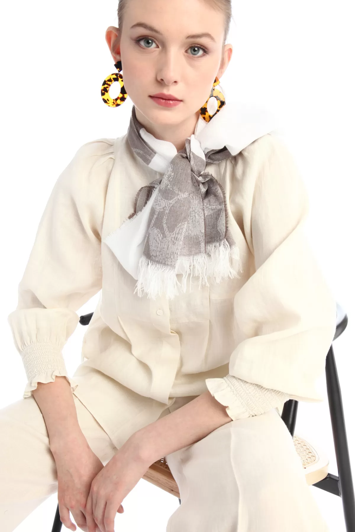 Fashion Market Stola in tela jacquard