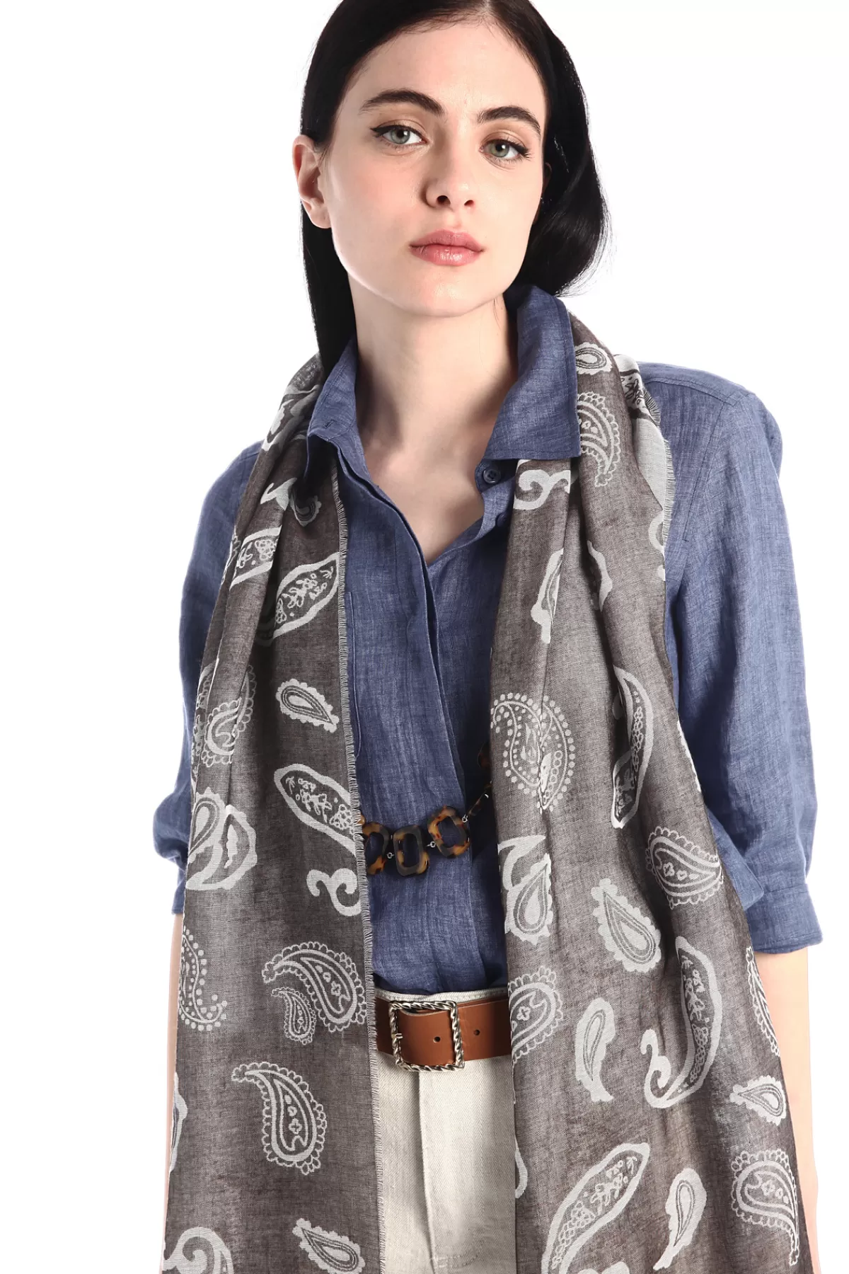 Fashion Market Stola in tela jacquard