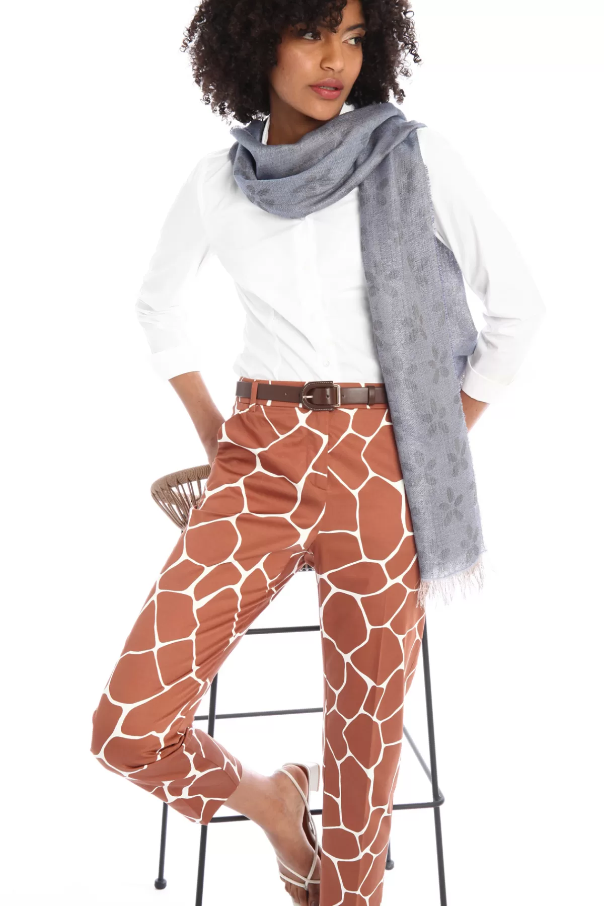 Fashion Market Stola in viscosa jacquard